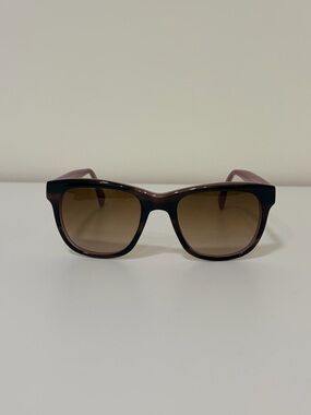 Paul Smith Brown Gradient Square Sunglasses